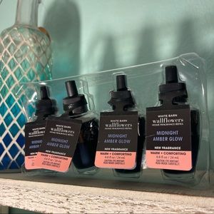 Midnight amber glow wallflower bulbs bath and body works white barn home decor